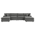 modular 6-Piece Outdoor Patio Sectional Sofa