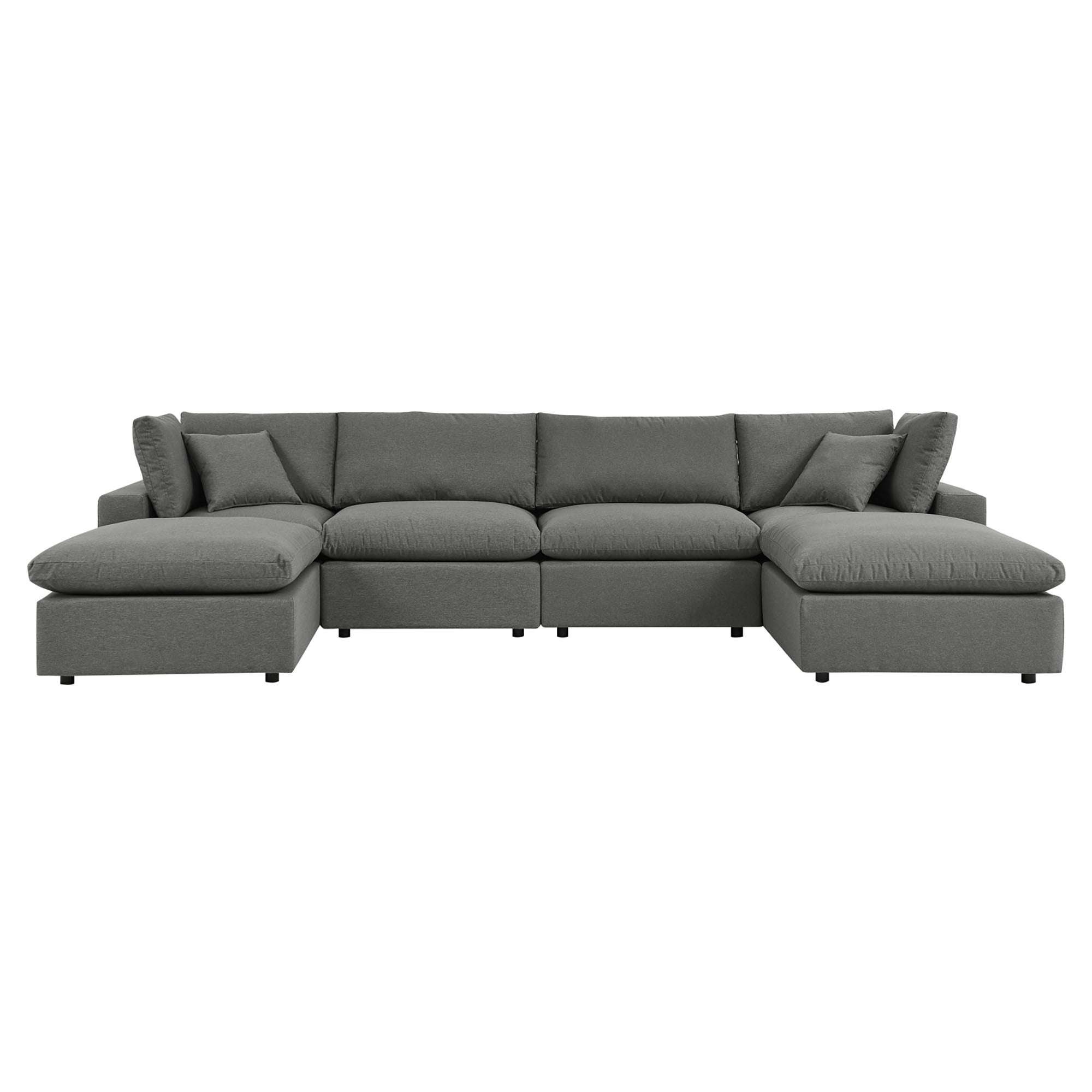 modular 6-Piece Outdoor Patio Sectional Sofa