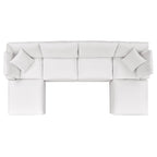 modular 6-Piece Outdoor Patio Sectional Sofa