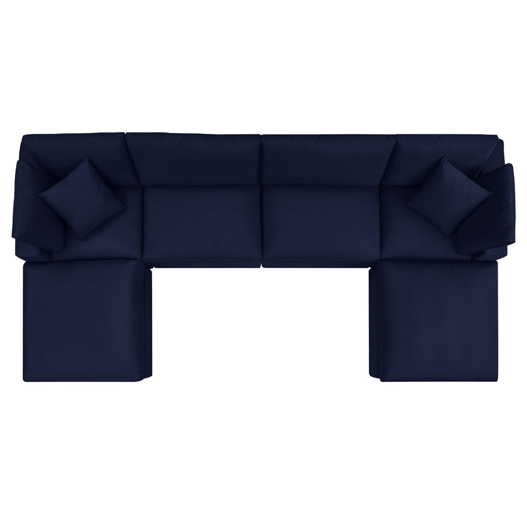 modular 6-Piece Sunbrella® Outdoor Patio Sectional Sofa