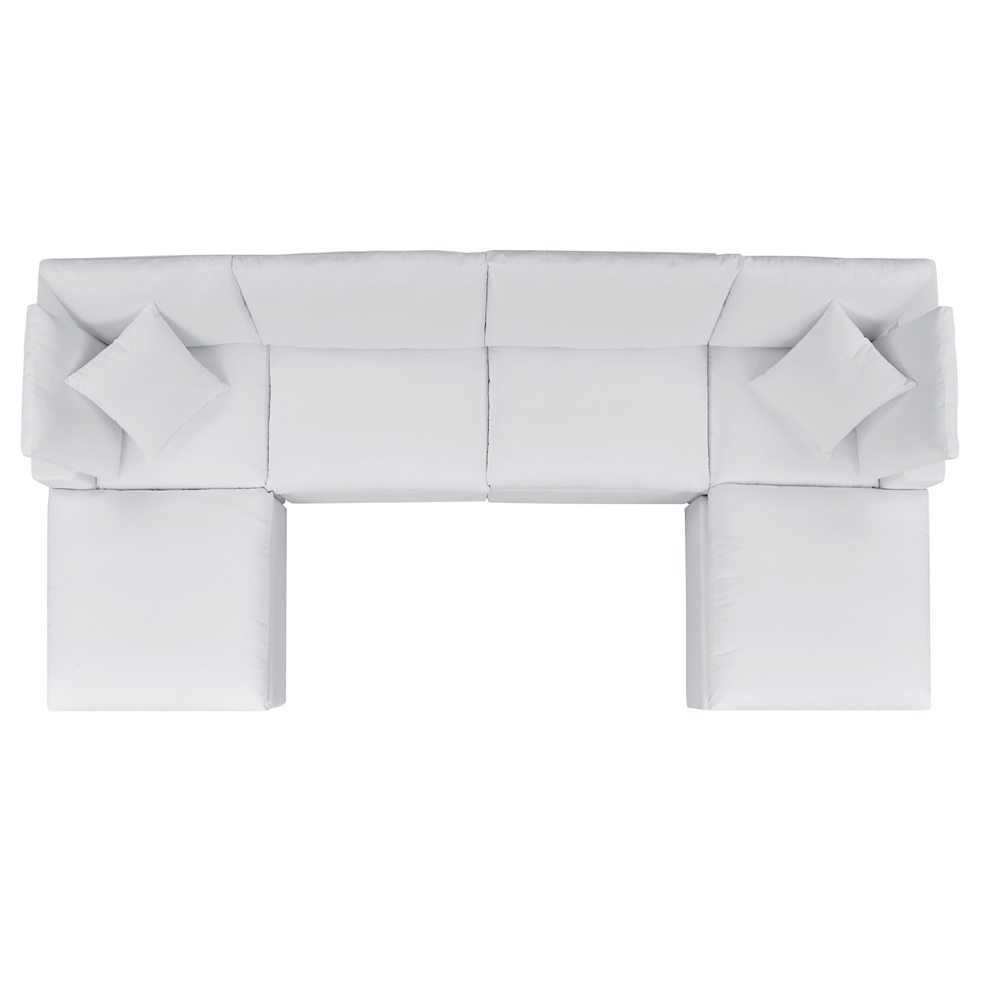 modular 6-Piece Sunbrella® Outdoor Patio Sectional Sofa