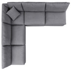 modular 5-Piece Sunbrella® Outdoor Patio Sectional Sofa