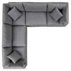 modular 5-Piece Sunbrella® Outdoor Patio Sectional Sofa