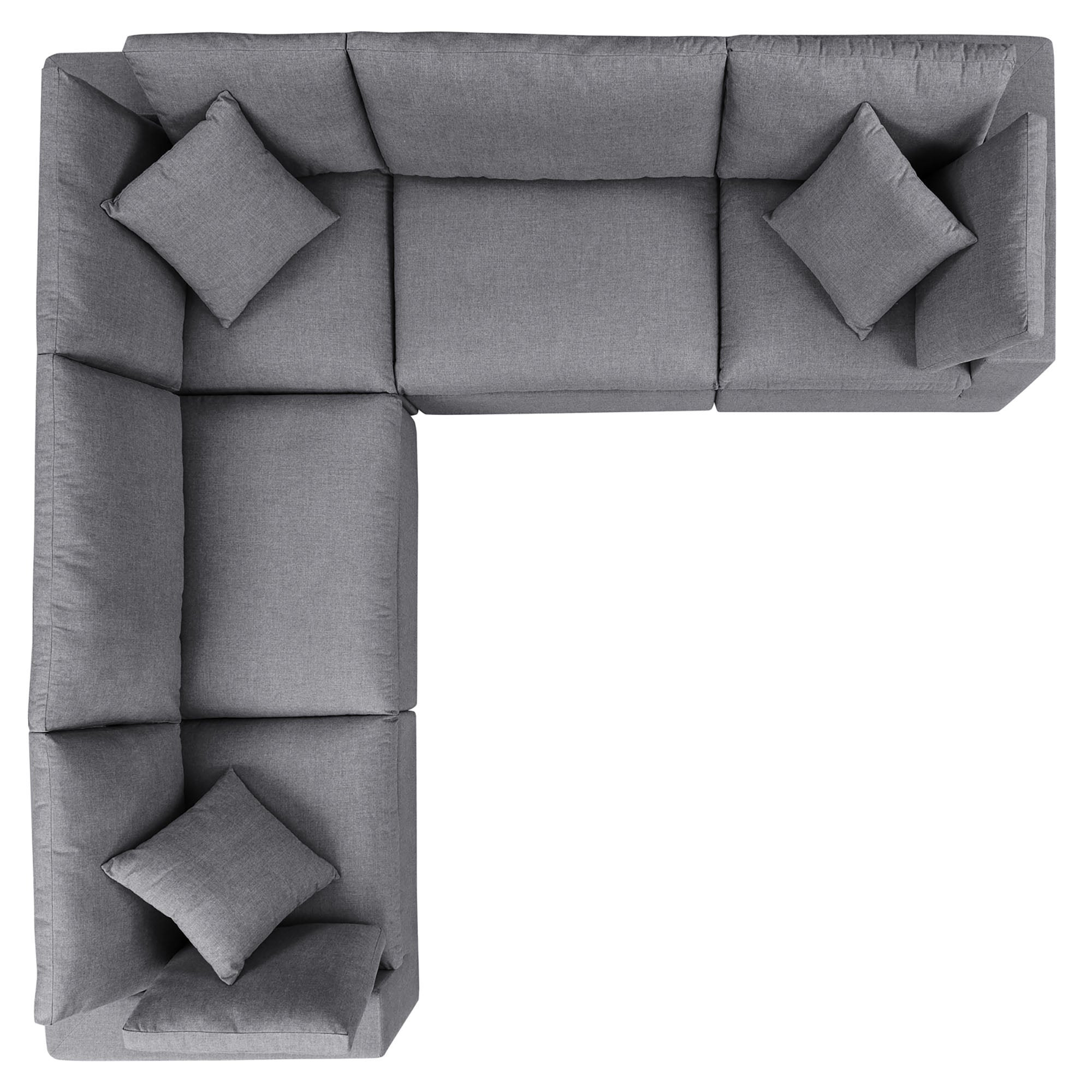 modular 5-Piece Sunbrella® Outdoor Patio Sectional Sofa