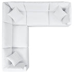 modular 5-Piece Sunbrella® Outdoor Patio Sectional Sofa