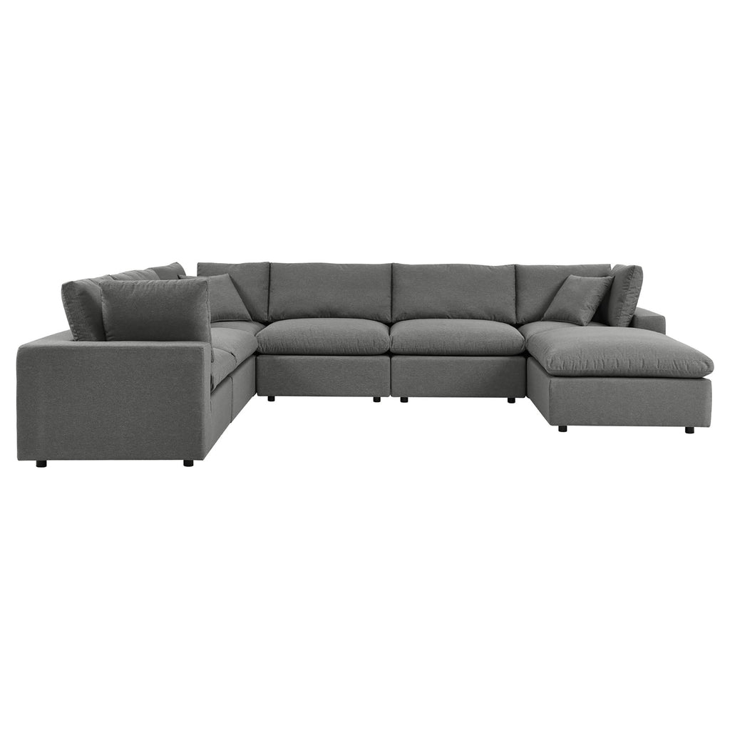 modular 7-Piece Outdoor Patio Sectional Sofa
