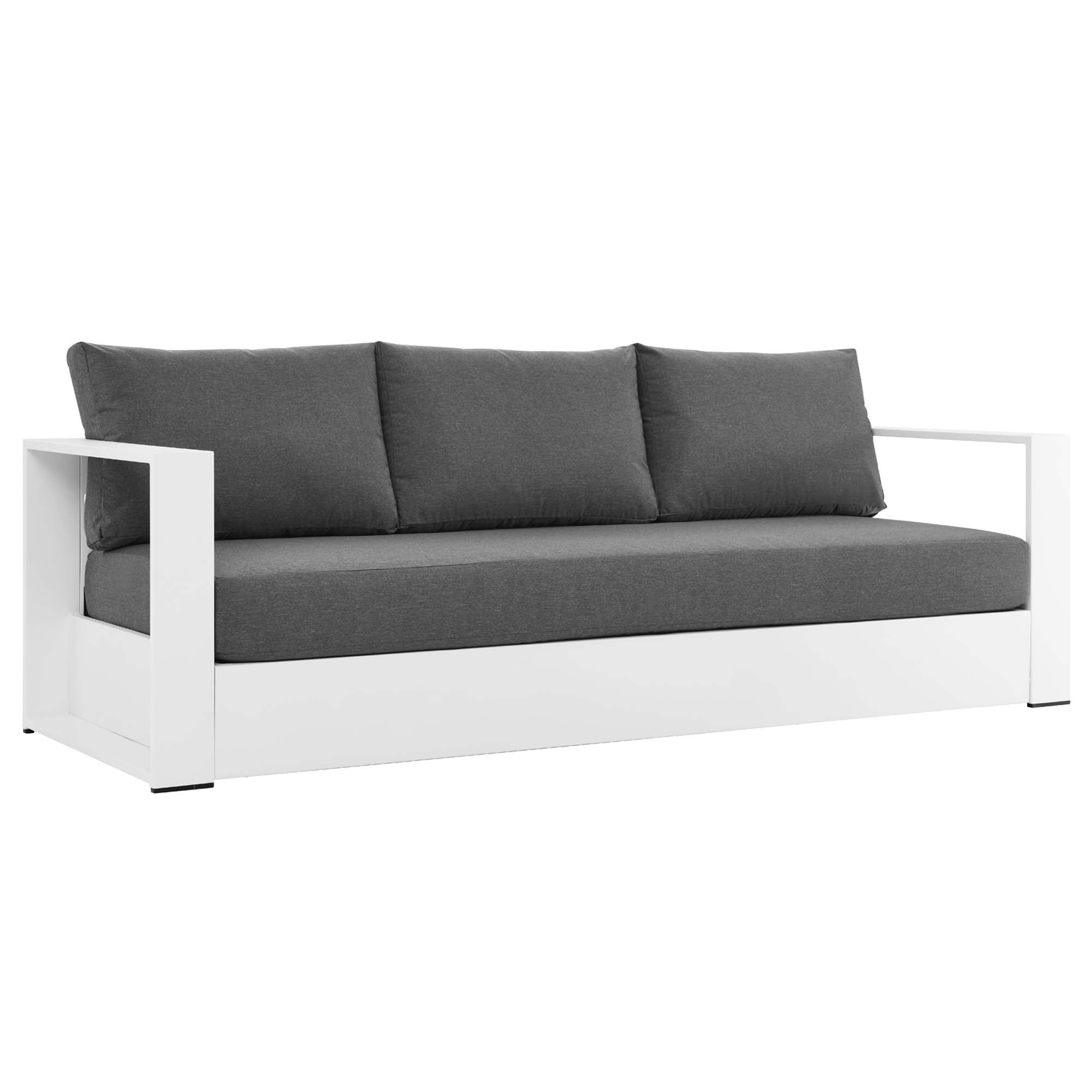 modern Outdoor Patio Powder-Coated Aluminum Sofa