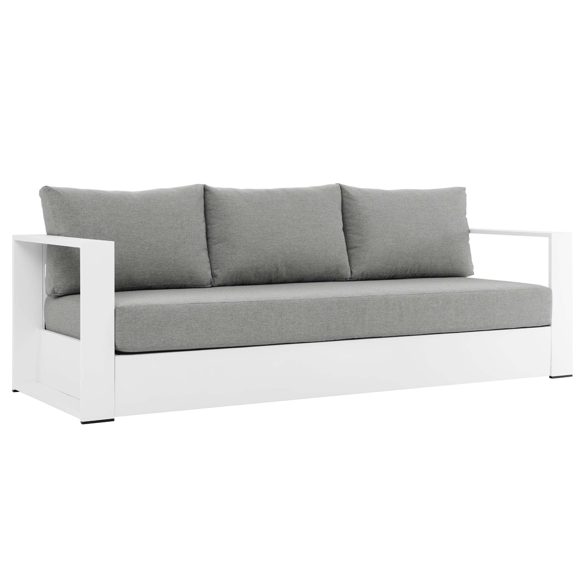 modern Outdoor Patio Powder-Coated Aluminum Sofa