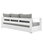 modern Outdoor Patio Powder-Coated Aluminum Sofa