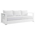 modern Outdoor Patio Powder-Coated Aluminum Sofa