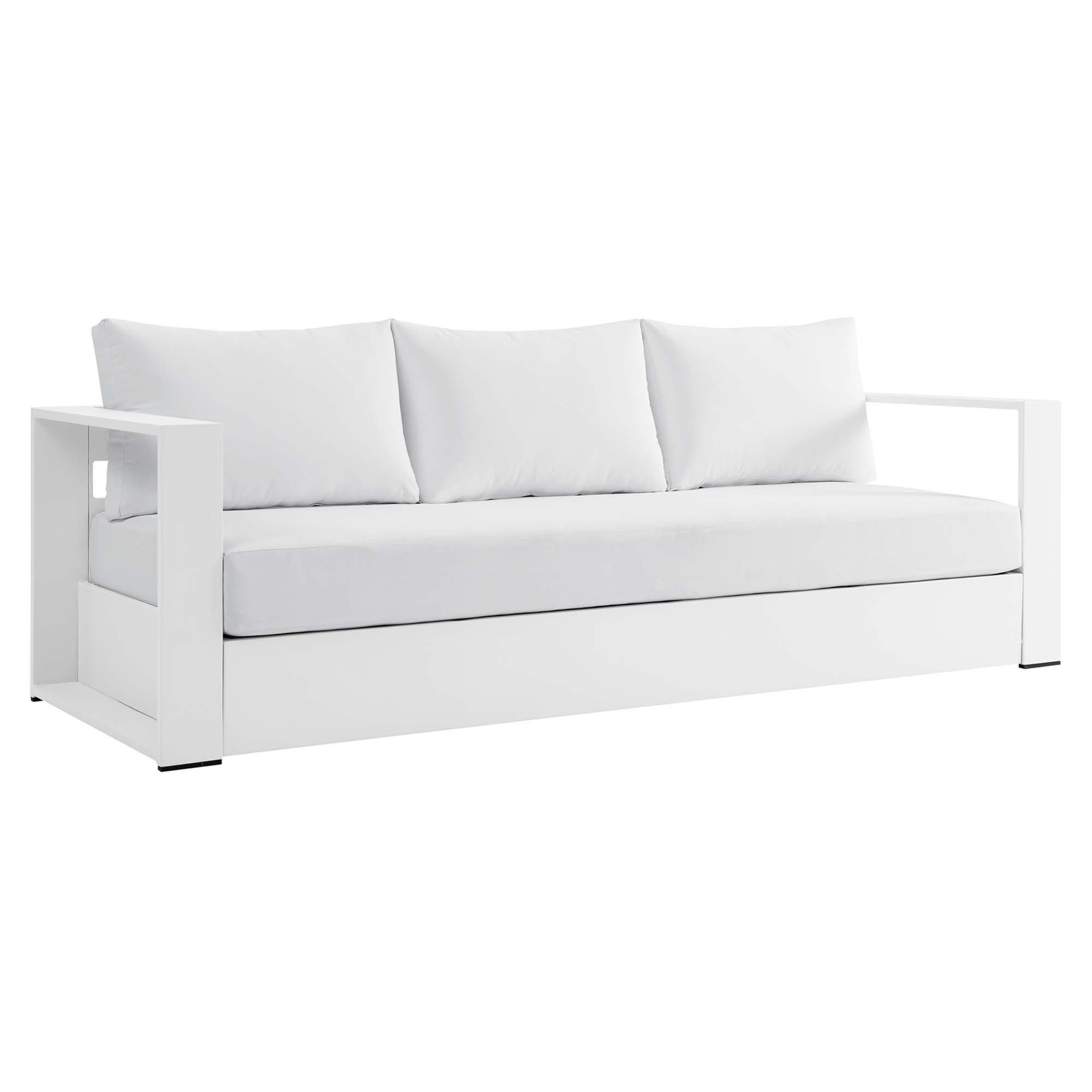 modern Outdoor Patio Powder-Coated Aluminum Sofa