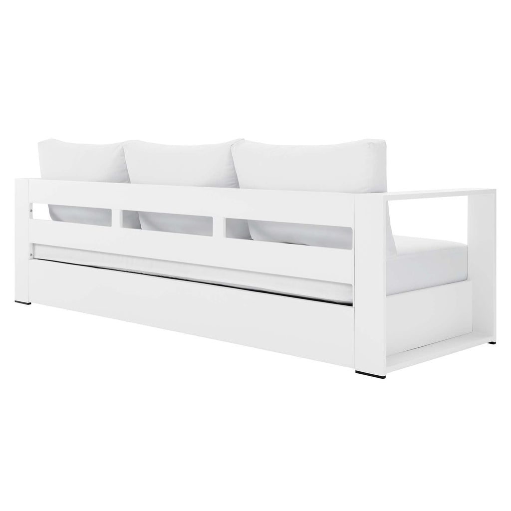 modern Outdoor Patio Powder-Coated Aluminum Sofa
