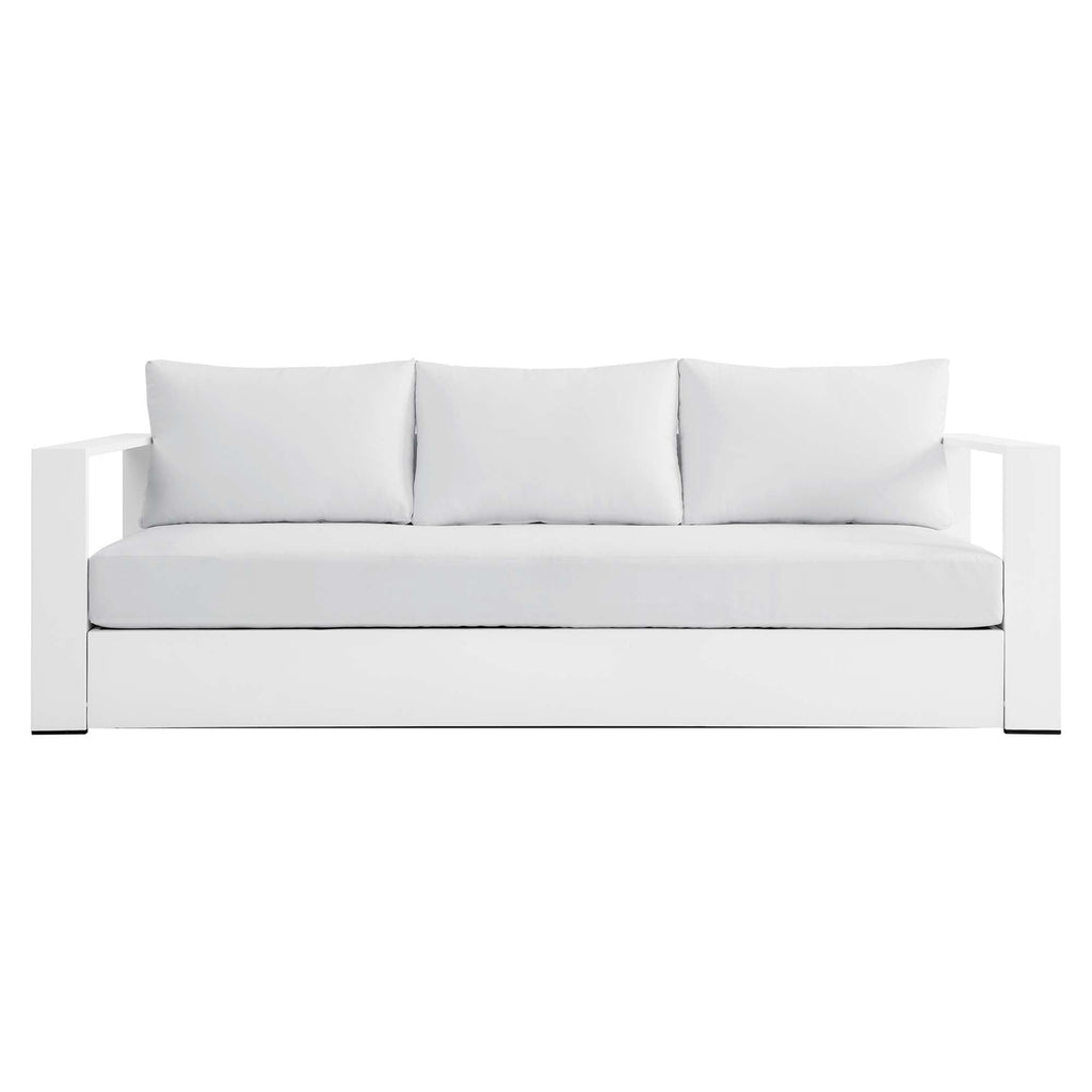 modern Outdoor Patio Powder-Coated Aluminum Sofa