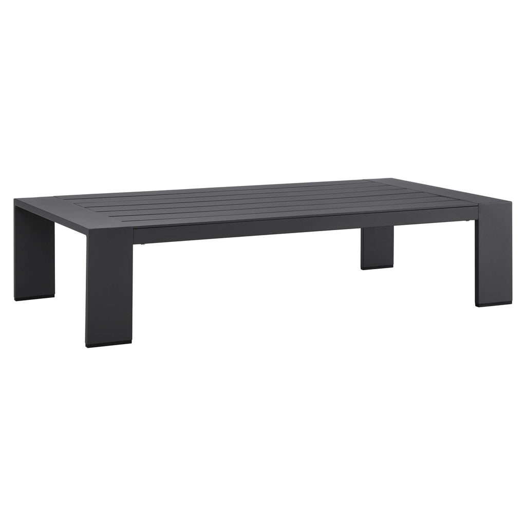 modern Outdoor Patio Powder-Coated Aluminum Coffee Table