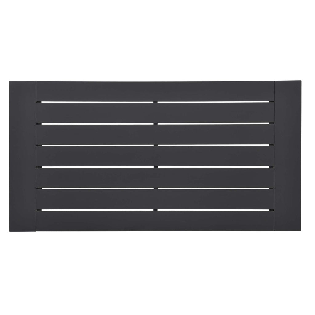modern Outdoor Patio Powder-Coated Aluminum Coffee Table