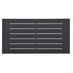 modern Outdoor Patio Powder-Coated Aluminum Coffee Table