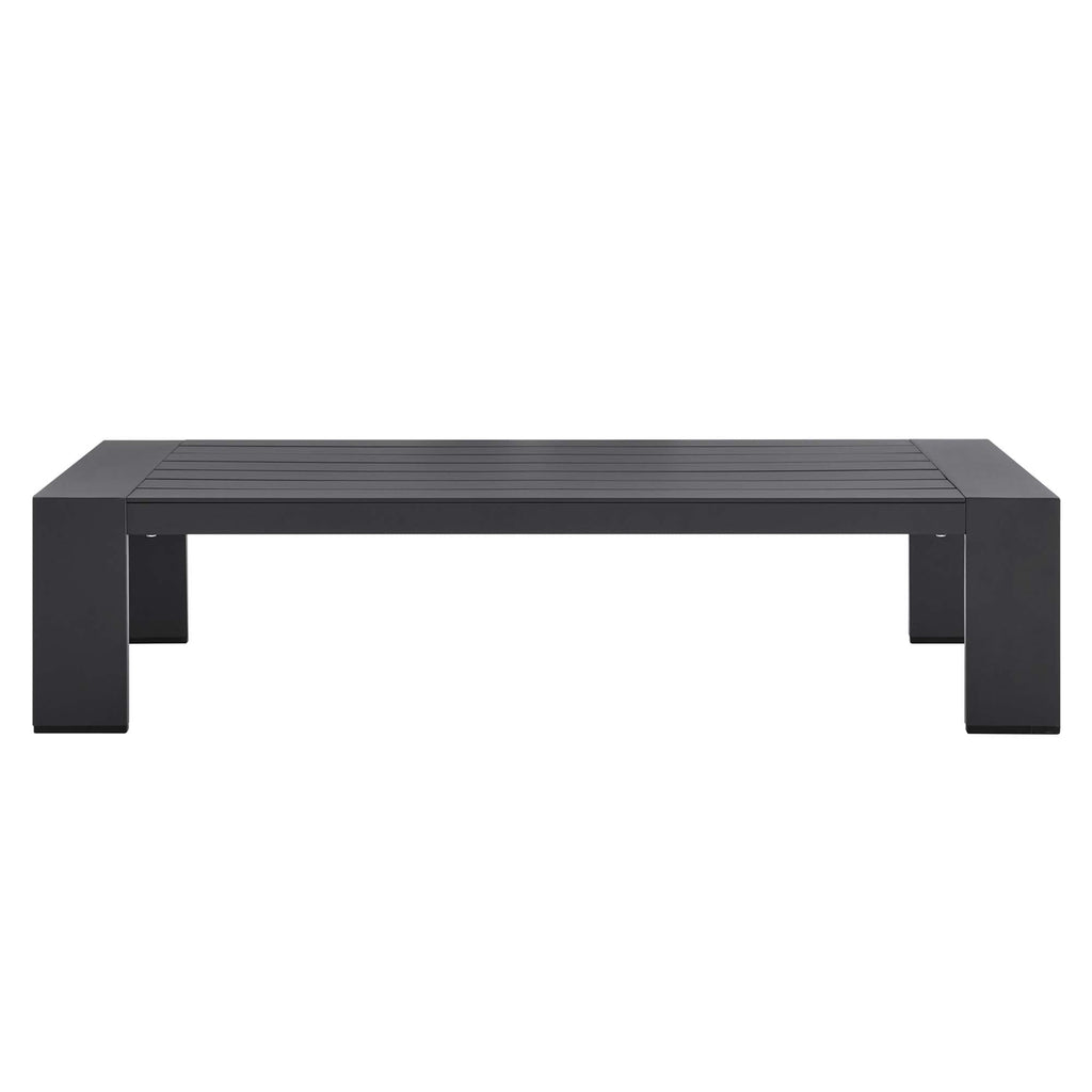 modern Outdoor Patio Powder-Coated Aluminum Coffee Table