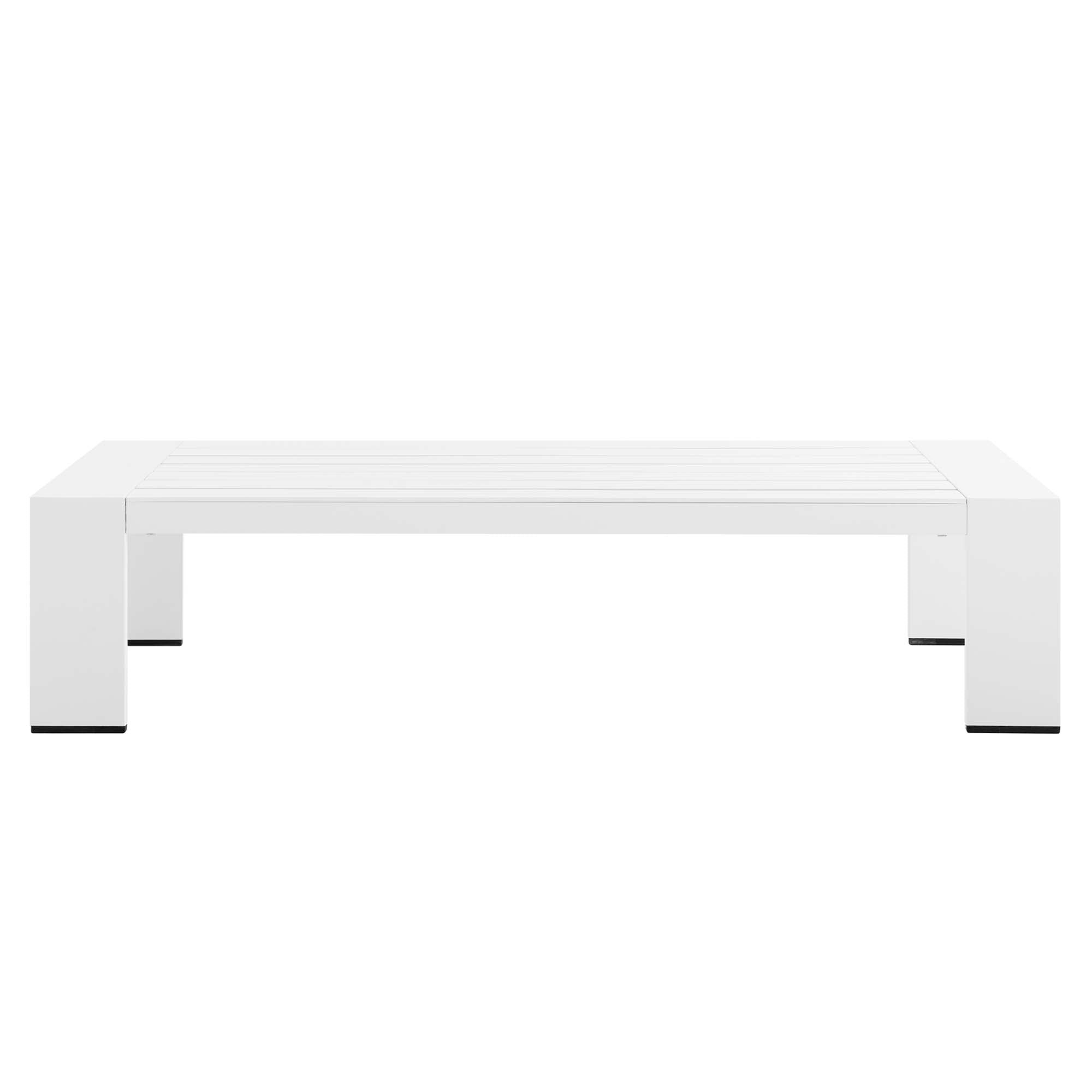 modern Outdoor Patio Powder-Coated Aluminum Coffee Table