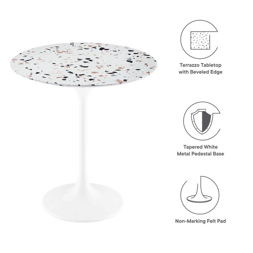 Lippa Round Terrazzo Side Table