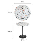 Lippa Round Terrazzo Side Table
