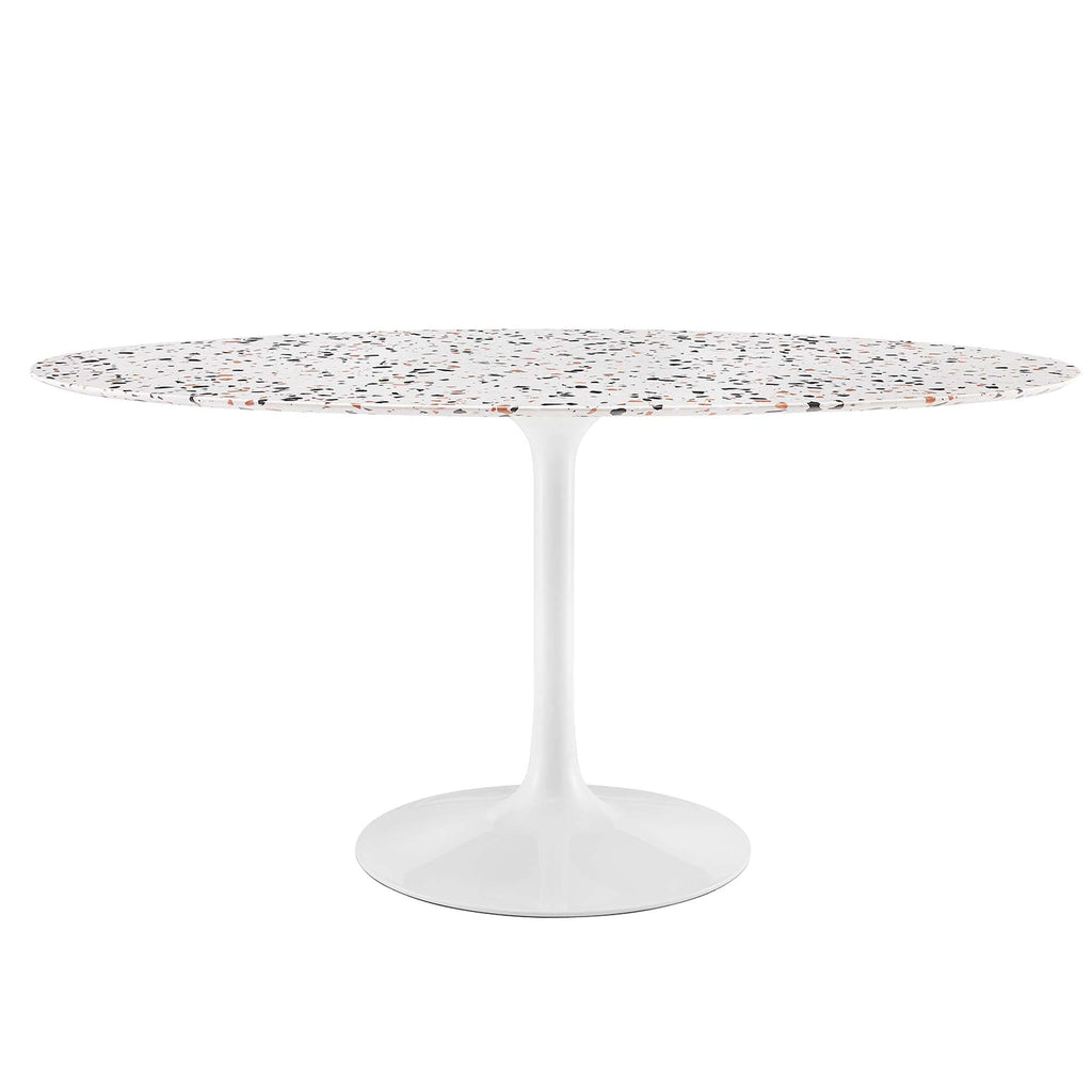 Lippa Oval Terrazzo Dining Table