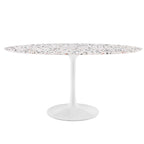 Lippa Oval Terrazzo Dining Table