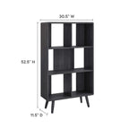 Transmit 5 Shelf Wood Grain Bookcase