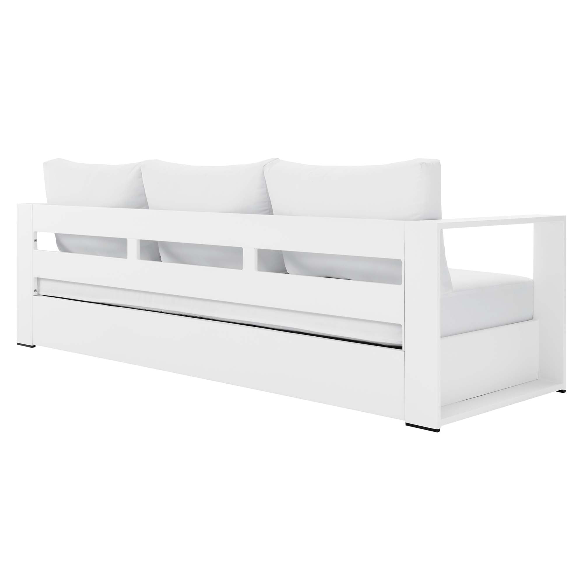 modern 4-Piece Outdoor Patio Powder-Coated Aluminum Set