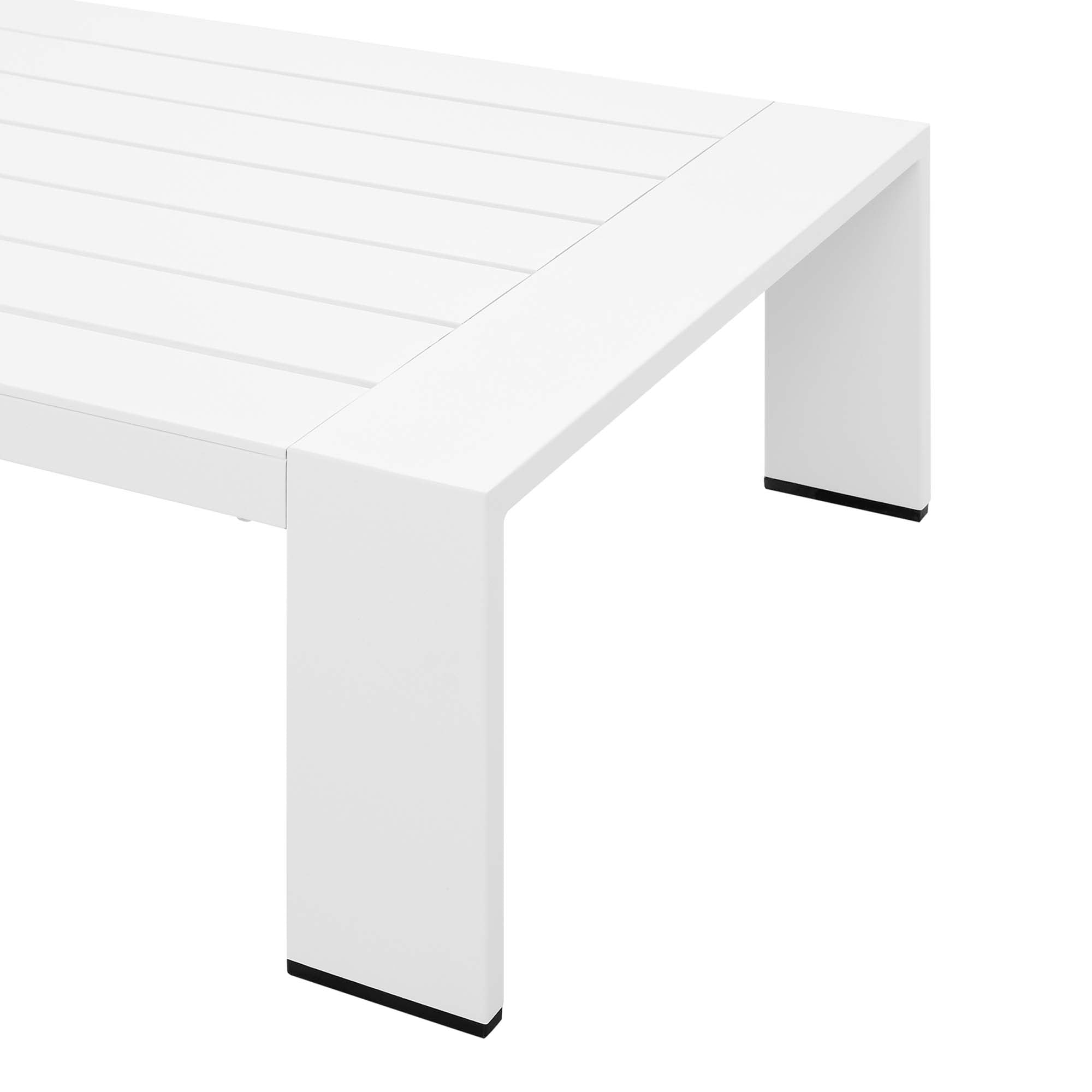 modern 2-Piece Outdoor Patio Powder-Coated Aluminum Set