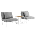 outdoor 3 Piece Outdoor Patio Aluminum Set