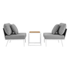 outdoor 3 Piece Outdoor Patio Aluminum Set