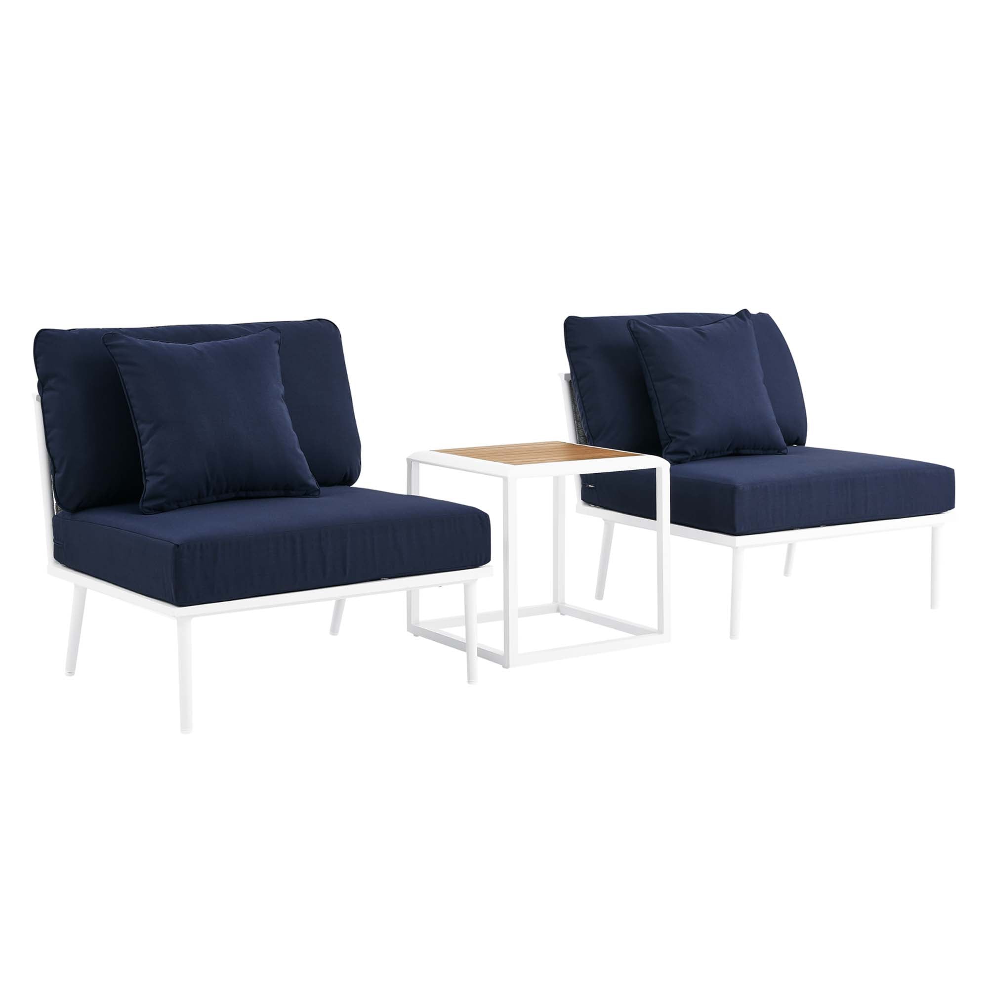 outdoor 3 Piece Outdoor Patio Aluminum Set