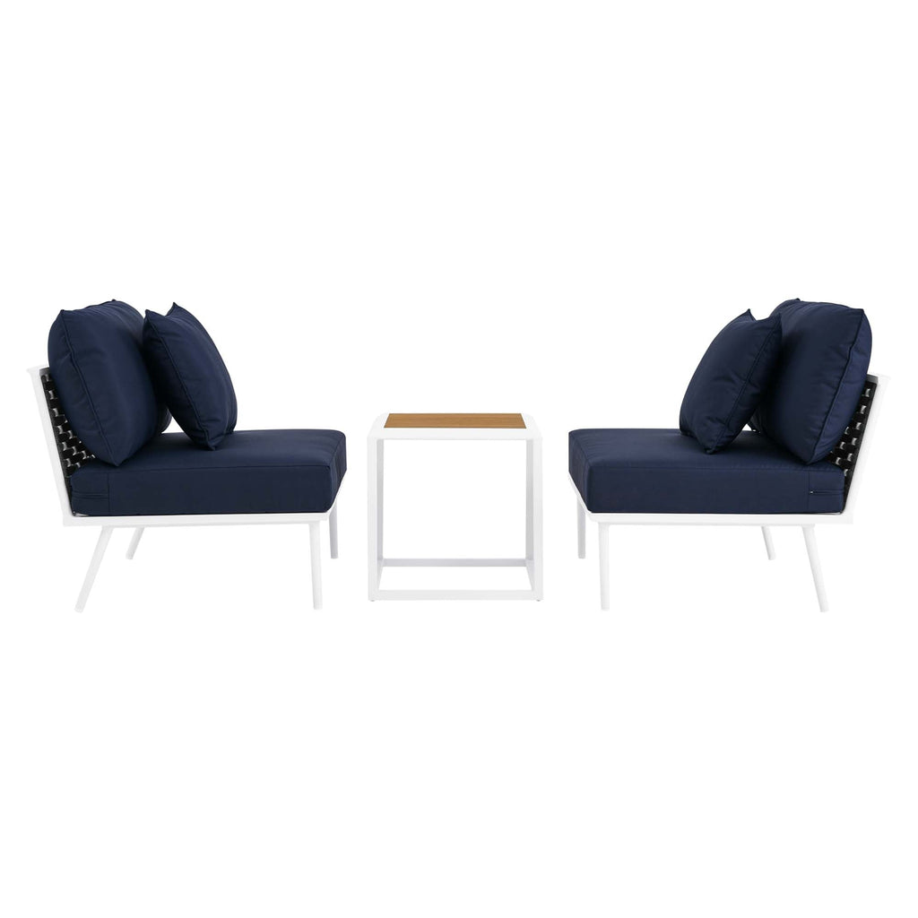 outdoor 3 Piece Outdoor Patio Aluminum Set