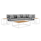 outdoor 7 Piece Outdoor Patio Aluminum Sectional Sofa Set