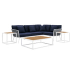outdoor 7 Piece Outdoor Patio Aluminum Sectional Sofa Set