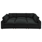 modular 6-Piece Down Filled Overstuffed Sectional Sofa
