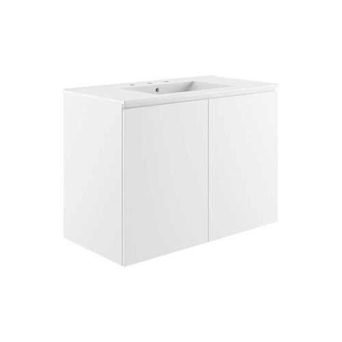 Bryn Wall-Mount Bathroom Vanity Basin Included