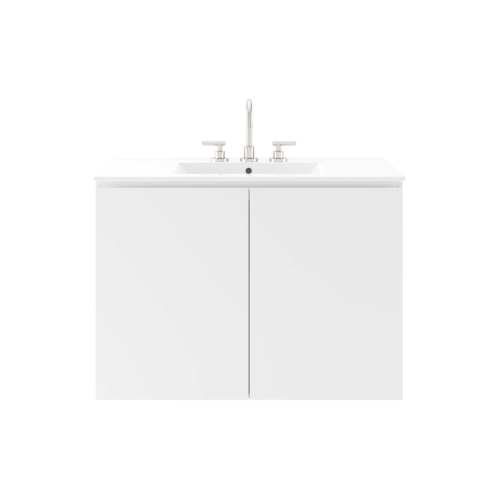Bryn Wall-Mount Bathroom Vanity Basin Included