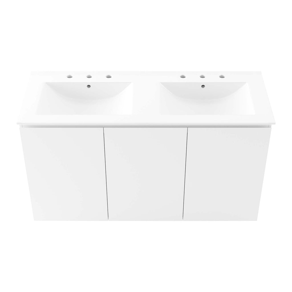 Bryn Wall-Mount Bathroom Vanity Basin Included