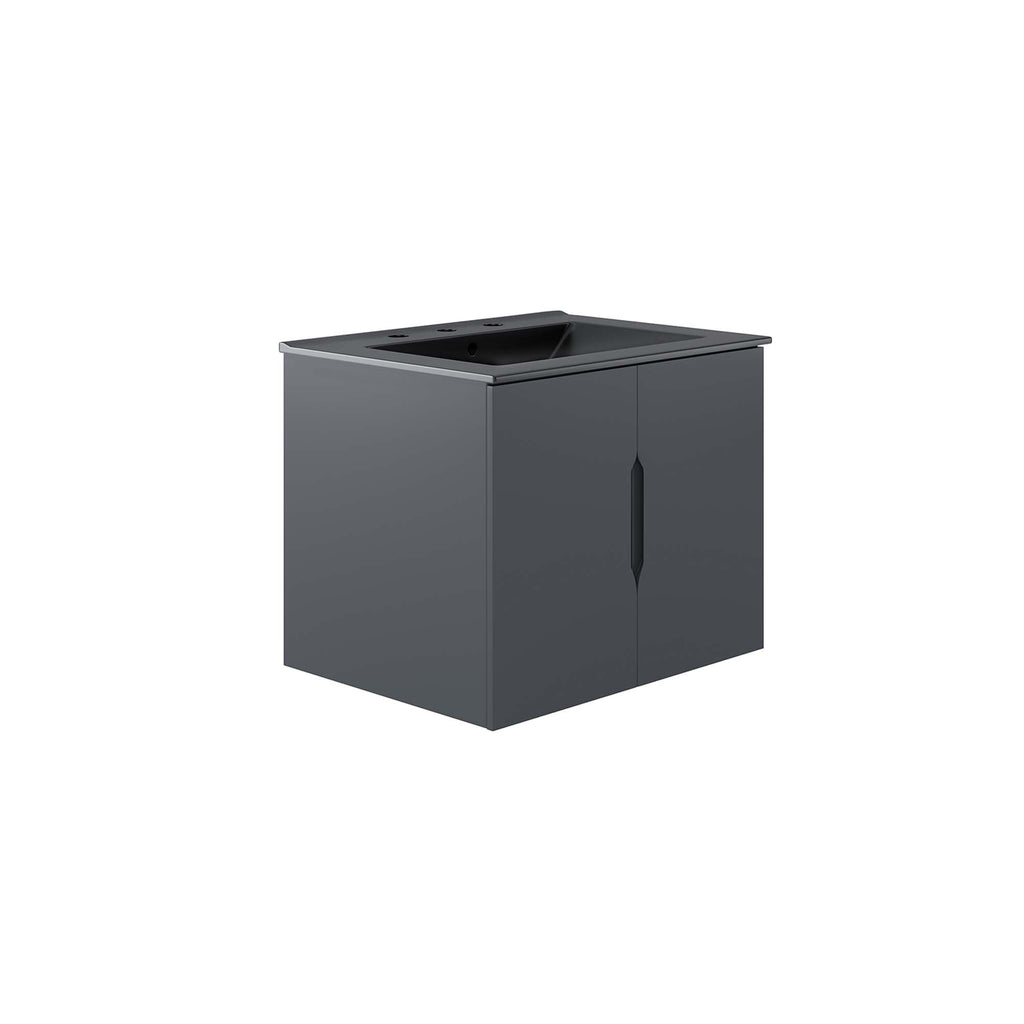 Vitality Bathroom Vanity Basin Included - EEI-5782-GRY-BLK