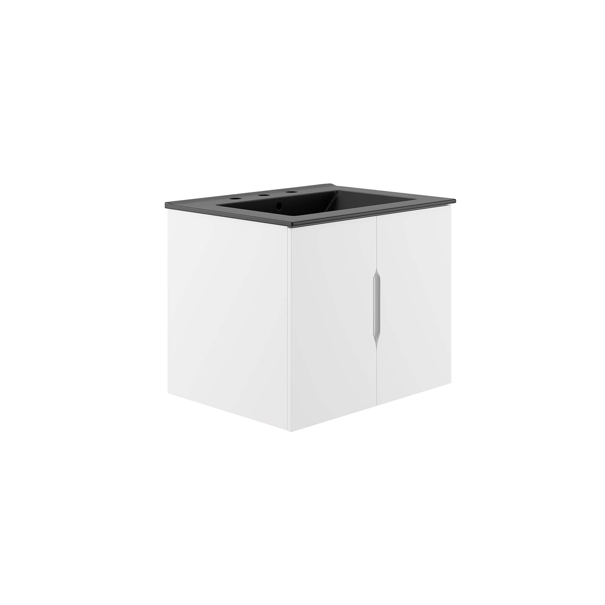 Vitality Bathroom Vanity Basin Included - EEI-5782-WHI-BLK