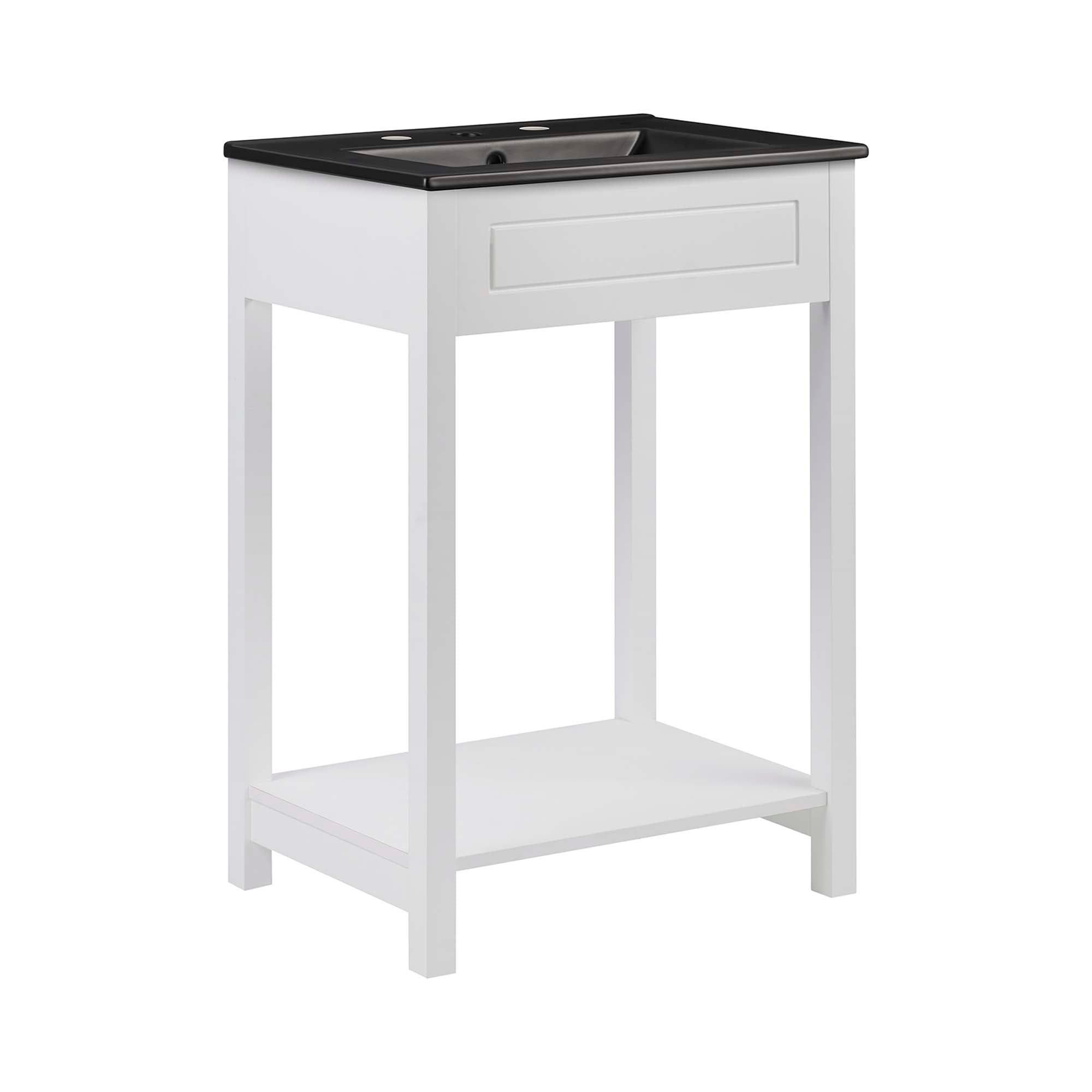 Altura Bathroom Vanity Basin Included - EEI-5798-WHI-BLK