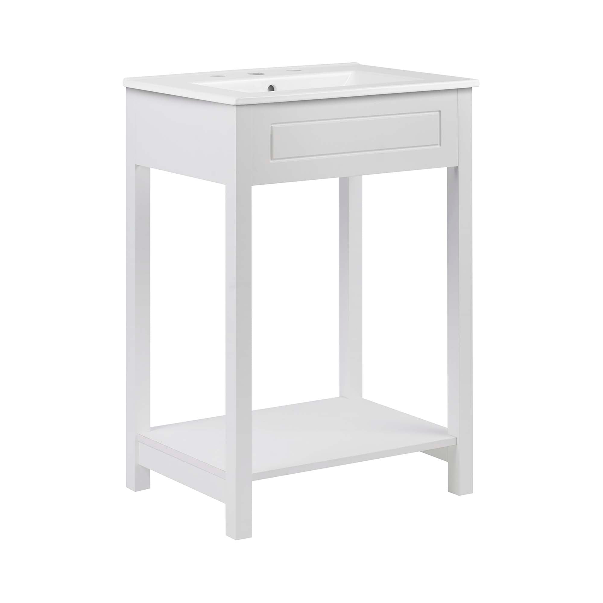 Altura Bathroom Vanity Basin Included - EEI-5798-WHI-WHI