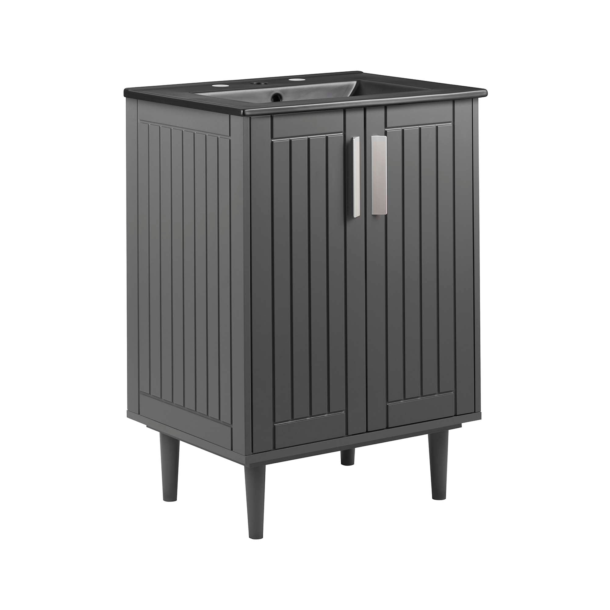 Augusta 24" Bathroom Vanity - EEI-5800-GRY-BLK