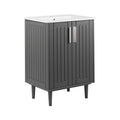 Augusta 24" Bathroom Vanity - EEI-5800-GRY-WHI
