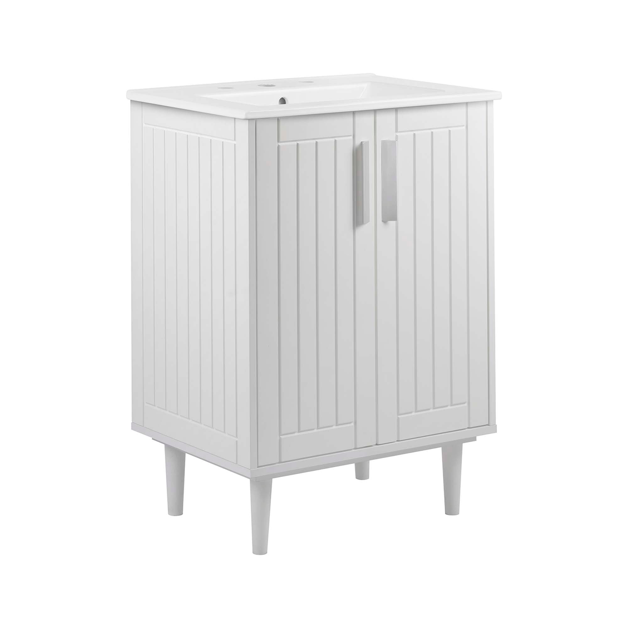 Augusta 24" Bathroom Vanity - EEI-5800-WHI-WHI