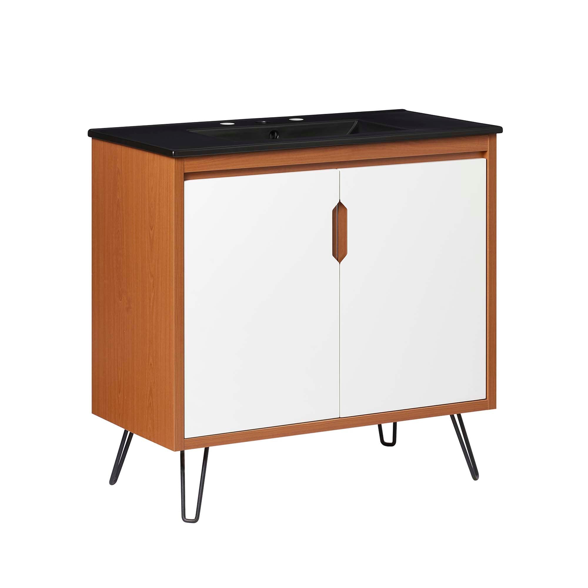 Energize Bathroom Vanity Basin Included - EEI-5805-CHE-WHI-BLK