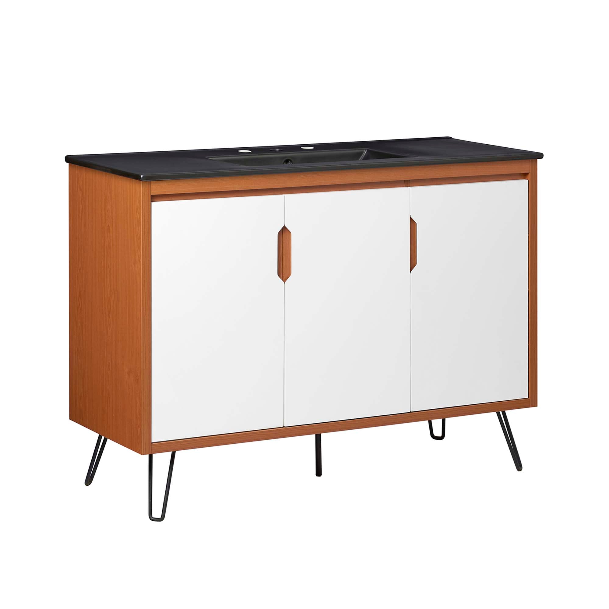 Energize Bathroom Vanity Basin Included - EEI-5806-CHE-WHI-BLK