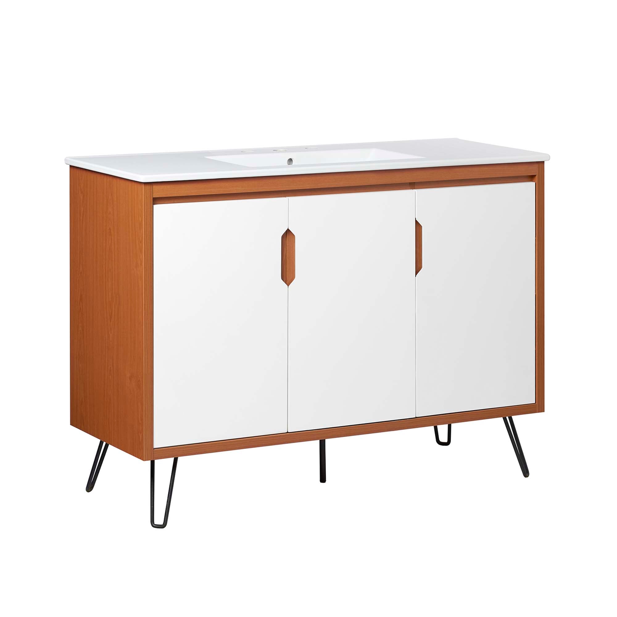 Energize Bathroom Vanity Basin Included - EEI-5806-CHE-WHI-WHI