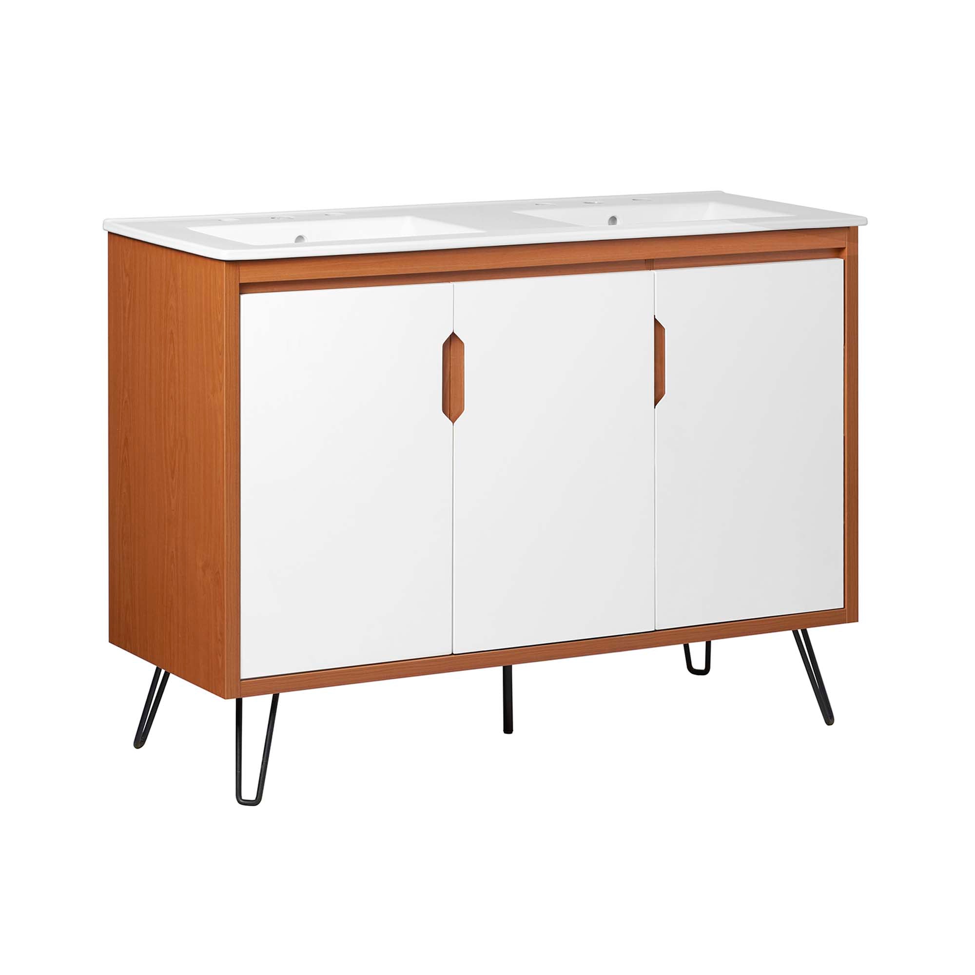 Energize Bathroom Vanity Basin Included - EEI-5807-CHE-WHI-WHI